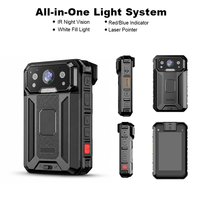 Caméra corporelle 4MP 4G LTE Android 12, caméra portable GPS WiFi IP68 étanche, enregistrement 12h, double SIM