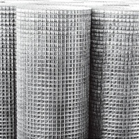 Grillage en fil de fer soudé en acier galvanisé à chaud pour clôture de bétail et volailles, à mailles carrées, en PVC, vente en gros