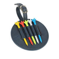 Tees de golf en plastique de plusieurs couleurs Accessoires de golf Réduction de la friction et rotation latérale Tees de golf
