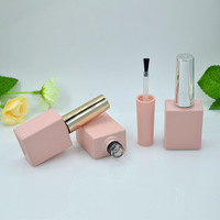 Flacons cosmétiques plats en verre rose personnalisés avec bouchon en caoutchouc 30-500ml Finition mate Emballés (Lotion/Sérum Parfum & Soins personnels)