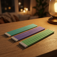 Nouveauté : Crayons en bois FSC 7 pouces EN71-3, crayons graphite 2B, crayons personnalisés avec logo, pour l'école, le bureau, la promotion
