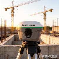 Penerima GPS RTK Laser Berperingkat IP67 Suhu Operasi -20C +75C Survei Lahan Kamera Ganda AR Stakeout Presisi Tinggi GNSS CSY G12