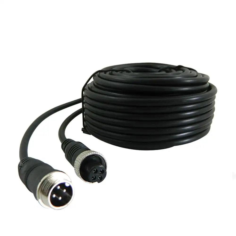 HYFMDVR truck MDVR remote video surveillance host dedicated cable 20M audio and video cable 3G mobile dvr arm defense