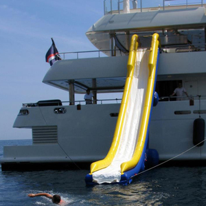 Yacht Water <strong>Slide</strong> <strong>Inflatable</strong> Boat <strong>Slide</strong> Custom <strong>Floating</strong> <strong>Slide</strong> for Sea Lake and Private Yacht Outdoor Activities - Product Image 5