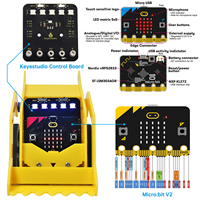 Kit de voiture robot éducatif intelligent Keyestudio Micro Bit Desk Mini Car V2.0 pour Microbit sans carte de contrôle