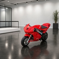 Motocyclette à essence 49cc personnalisable en couleur, tout-terrain, pour adolescents de plus de 10 ans