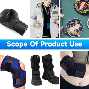 强力抓握紧固件无粘性Velcro背部聚酯钩环胶带卷用于缝纫服装窗帘包鞋工艺品 - Product Image 6