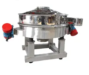 Qianzhen automatic Commercial Direct Discharge Vibro Sifter/animal Feed Flour Chili Control Raw Material Vibrating Rotary Sifter