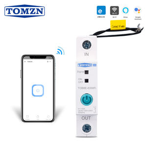 63A Din Rail <span class=keywords><strong>WIFI</strong></span> Controle Remoto Interruptor Inteligente Disjuntor por Ewelink APP para Smart Home 18mm 63A Sem Função de Medição - Product Image 2