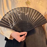 Nouveau éventail pliant en bambou de style chinois, accessoire photo et d'accompagnement pour la danse classique, conçu pour les sites scéniques d'inspiration antique, vente en gros