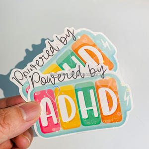 Autocollants holographiques découpés à l'emporte-pièce <span class=keywords><strong>Film</strong></span> scintillant coeur d'amour brillant étanche personnalisé pour sublimation d'impression d'étiquettes de Logo - Product Image 2