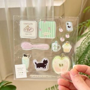 Autocollants en vinyle adhésif imperméable de haute qualité, imprimés UV, formes personnalisées, logo 3D, étiquettes pour la décoration de la maison - Product Image 3