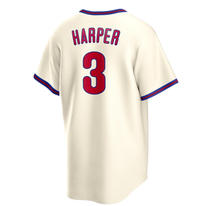 Uniformes de haute qualité pour homme Philadelphia 3 Bryce Harper Baseball Jersey Breathable Shorts Style Stitched Sublimation Broderie Uniformes - Product Image 2