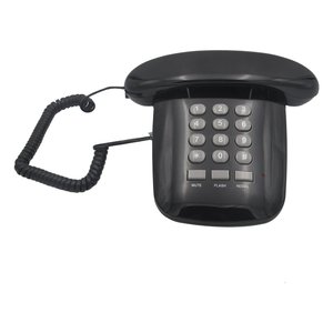 Téléphone fixe noir SOLE - Product Image 1