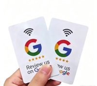 Carte de visite NFC pour les réseaux sociaux (Facebook, TikTok), carte RFID à puce, carte NFC pour les avis Google