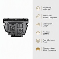 Protection de carter moteur en acier estampé pour Evoque L Discovery L538 L551 L550 (2012-2021)