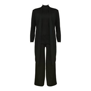 Set Loungewear da donna in maglia a costine 3 pezzi #11 - Product Image 1