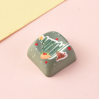 Custom Christmas clicker keycap button fidget toy decompression toy clicker custom Christmas keycap toy