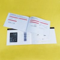 Caja de impresión doblada, Encuadernación perfecta, costura de sillín, folleto de producción de folleto pequeño, Manual de instrucciones, folleto de revista