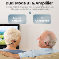 ALOVA Auriculares Bluetooth Mini de Alta Calidad OEM, Manos Libres, Audífonos de Conducción Ósea para Personas Mayores con Micrófono