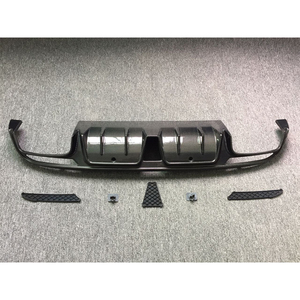 <span class=keywords><strong>C</strong></span> 클래스 W205 리어 디퓨저 배기 팁 포함 카본 파이버 W205 C63 C63S 리어 디퓨저 머플러 팁 W205 리어 립 자동차 부품 - Product Image 2