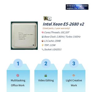 पंडाल नए डेस्कटॉप कंप्यूटर मेनबोर्ड संयोजन सेट कॉम्बो इनटेल xeeon e5 2680 v2 dr3 ec राम 2680v2 x79 मदरबोर्ड किट का समर्थन करता है - Product Image 2
