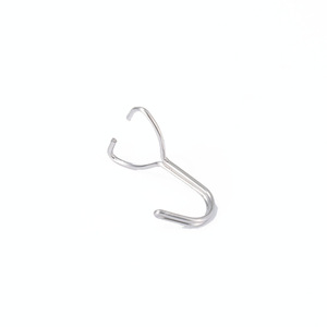 Stainless Steel Wire Hook Irregular <b>Spring</b> Shape Wall Mount Hardware Accessory - Product Image 1
