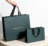 Sacs de shopping en papier carton de luxe écologiques durables pour bijoux, avec poignées en corde de coton, personnalisables avec votre marque, vente en gros
