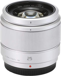 Pa nasonic สี่ในสาม25มม. สำหรับ F1.7ระบบเลนส์มาตรฐานโฟกัสเดี่ยวกล้องมิลเลอร์เลสเซ็นเซอร์ CMOS สีเงิน - Product Image 2