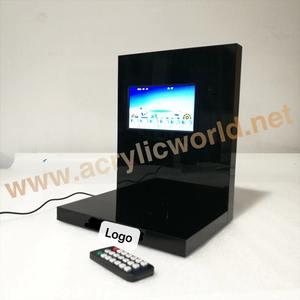 ปรับแต่งอะคริลิหลายเครื่องสำอางแต่งหน้ายืนแสดงที่มีหน้าจอแอลซีดี - Product Image 6