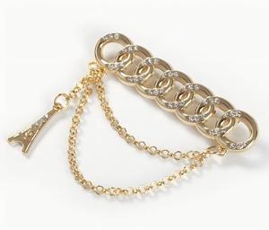 Phụ Nữ Sang Trọng Hoa Đượ<span class=keywords><strong>c</strong></span> Thiết Kế Hợp Kim Rhinestone Thời Trang Trâm <span class=keywords><strong>C</strong></span>ài Thanh Lịch <span class=keywords><strong>C</strong></span> Trâm Extravagant <span class=keywords><strong>Pins</strong></span> Bán Buôn Tùy Chỉnh - Product Image 4