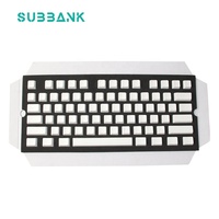 Subbank 108 Keys PBT Sublimation Keycaps Custom Printing Logo Dye-Sub Mechanical Keyboard Keycaps Set for Gamer & Office Typing