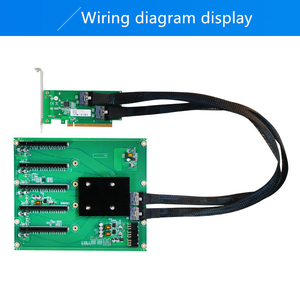 Tarjeta Adaptadora Interna PCIe 4.0 x16 1 a 5, Spot PEX88096, para Expansión de 5 GPU, Compatible con Servidores y Estaciones de Trabajo - Product Image 1