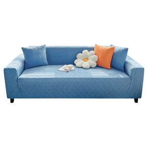 Housse de canapé universelle élastique en tissu jacquard à carreaux, style moderne, anti-griffures pour chats, épaisse et tout compris, pour toutes les saisons - Product Image 5