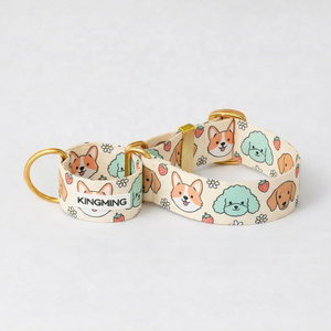 Set Collare e Guinzaglio per Cani Personalizzato in Nylon <span class=keywords><strong>Grigio</strong></span> per Levriero, con Collare da 55mm per Addestramento e Passeggio - Product Image 3