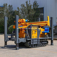 Meilleure Vente Chine Foreuse Rotative sur Chenilles à Moteur Diesel RCF200C 200m Machine de Forage Pneumatique pour Eau Pompe Moteur