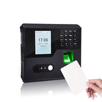 Sistema de Control de Asistencia con Tarjeta RFID y Huella Dactilar Biométrica ZK y Control de Acceso con Reconocimiento Facial Compatible con Software WEB FA110