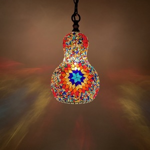 Lustre décoratif artisanal turc en fer et verre, motif bonhomme de neige suspendu, pour restaurants, cafés, hôtels, gîtes, bars, KTV, bains de pieds et spas - Product Image 3