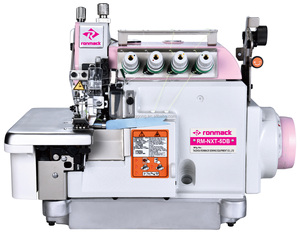 Machine à coudre surjeteuse industrielle automatique à grande vitesse RONMACK RM-NXT-6D-GT, 3 aiguilles, 6 fils, alimentation supérieure et inférieure, entraînement direct - Product Image 2