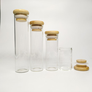 Chenguang доступная Высококачественная стеклянная бутылка 10-100 мл с деревянной крышкой из бамбука - Product Image 4