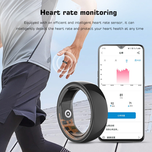 Thông minh Vòng New Heart Rate oximetry ngủ nhiệt độ Giám sát Pedometer calo IP68 tiện ích electronique thông minh - Product Image 3