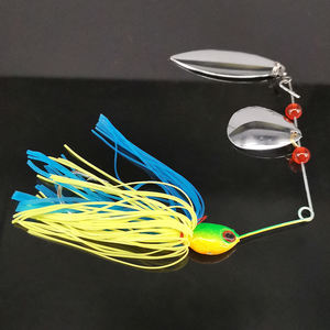 Histar OEM เหยื่อสปินเนอร์แบบมีเคราสำหรับผู้ชาย, เหยื่อตกปลาน้ำจืดตะขอหัวโลหะสำหรับตกปลา - Product Image 6