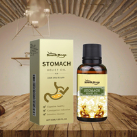 Huile de massage abdominale au gingembre 50 ml en gros pour raffermir la peau et stimuler le métabolisme, marque privée, prête à être expédiée