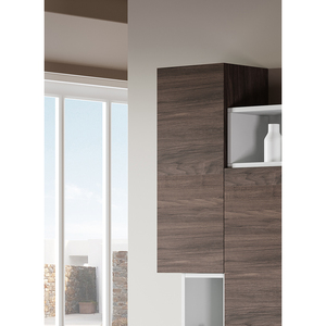 ตู้ติดผนังอเนกประสงค์ ขนาด 30x22 ซม. สูง 71 ซม. สีคอฟฟี่เอล์ม - Product Image 1