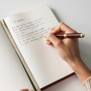 Diario in Tessuto Personalizzato con Bordo Dorato, Carta Spessa, Aspetto Vintage, Formato A5, Copertina Rigida, <span class=keywords><strong>Quaderno</strong></span> a Righe per Scrittura a Piatto - Product Image 3