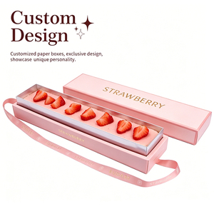 Cajas de Embalaje para Panadería de Alta Calidad, Cajas de Papel para Alimentos con Logotipo Personalizado para Pasteles, Postres, Pan, <span class=keywords><strong>Donuts</strong></span>, con Asa de Cinta - Product Image 2