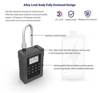 Cadenas gps avec lecteur d'empreinte digitale, coffret de pièces
