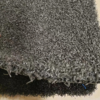 Meisen High Density Weiß Blau Schwarz Farbe Künstliches lockiges Gras 7mm 8mm 10 mm13mm Dichte Teppiche Teppich Sport boden Rasen