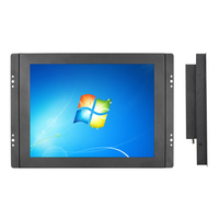 12 Zoll 4:3 TFT LCD Industriemonitor 1024*768 HDMI VGA BNC Kapazitiver Touchscreen Optional