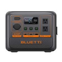 Générateur portable de secours Bluetti 700W AC50P, station d'alimentation solaire, onduleur UPS, batterie Li-ion, alimentation électrique, Powerhouse Charged